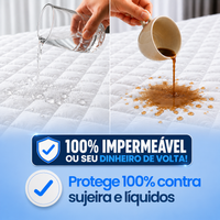 SilentProtex™ – Protetor de Colchão + Fronhas Impermeáveis – Super Silencioso