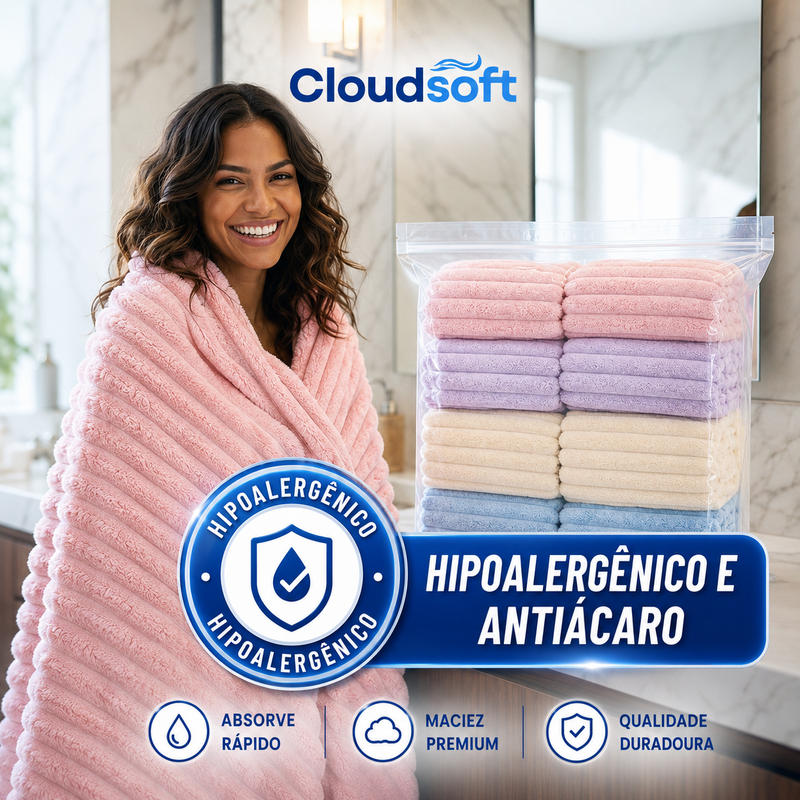 CloudSoft soft towel collection